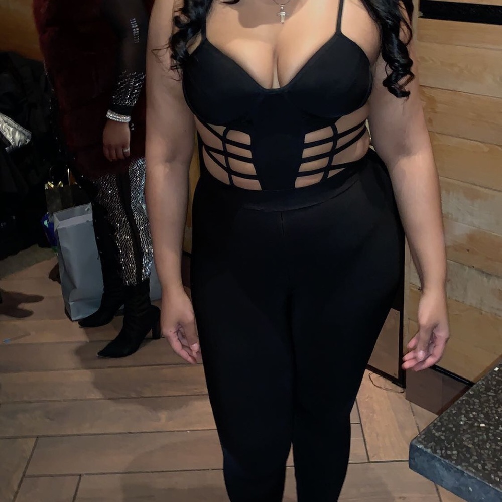 Black jumpsuit